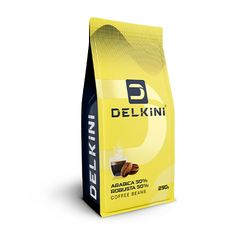 دانه قهوه 50 درصد عربیکا 50 درصد روبوستا