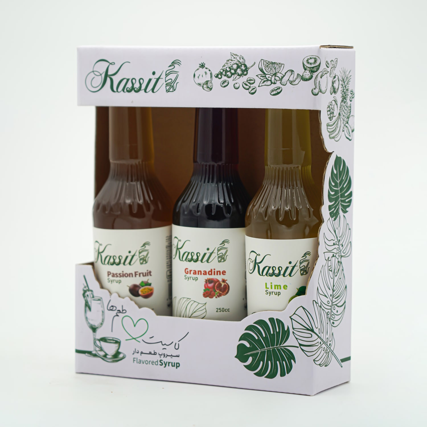 پک سیروپ 3 عددی رنگین کمان