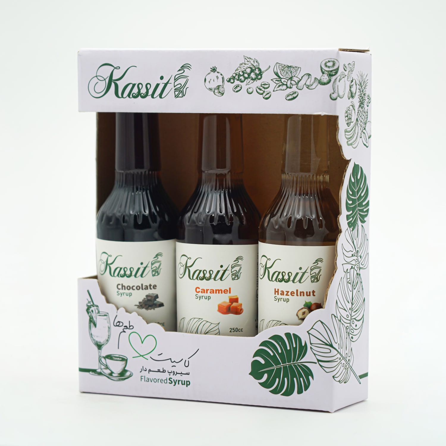 پک سیروپ سه عددی قهوه